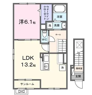 グラン・パティオIII【2階】の間取り