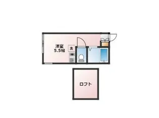 アンフィニ鶴見市場【2階】の間取り