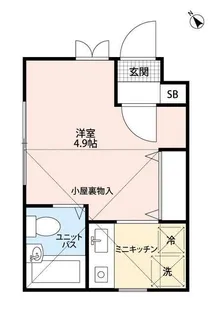 播磨坂ハウス【1階】の間取り