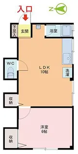 加藤央コーポ【1階】の間取り