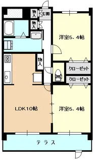 アズュール戸田公園【1階】の間取り