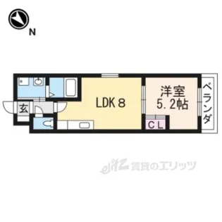 サクシード藤森【2階】の間取り