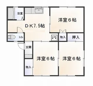 サンクレスト【1階】の間取り
