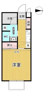 アパルトマンジール2【1階】の間取り