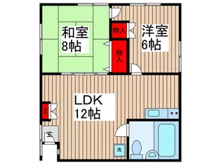 佐内コ-ポ【3階】の間取り