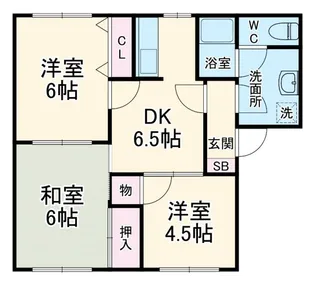 フレグランスF【1階】の間取り