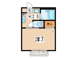 シャルマン湘南B【2階】の間取り