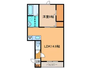 Class帯広II【2階】の間取り