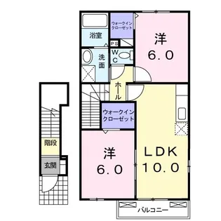 ソレイユIII【2階】の間取り