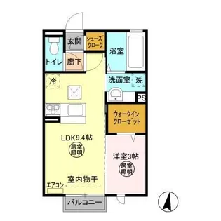 大黒屋 十五番館【1階】の間取り