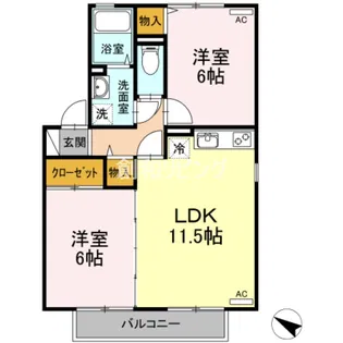 セジュールTAKAISHI【1階】の間取り