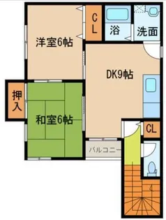 コーポトーカイ【2階】の間取り