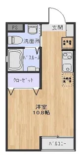 ボヌール三鷹台【3階】の間取り