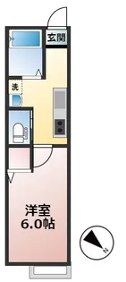 フラットフィールド市川【2階】の間取り