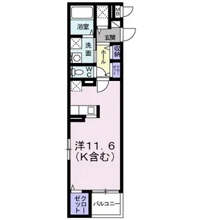 ラウレア【4階】の間取り