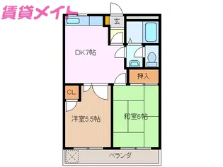 メゾン27【3階】の間取り