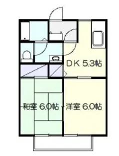 エステート21【1階】の間取り