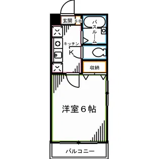 アーケイディア【1階】の間取り