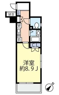 グランヴァン水天宮II【5階】の間取り