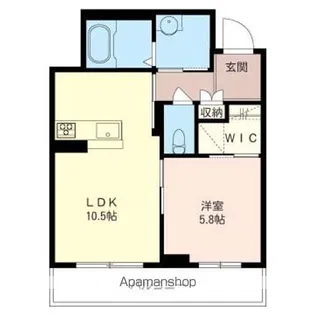 フェアリード更級【1階】の間取り