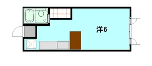 ダイアパレスリバーサイド比治山【5階】の間取り