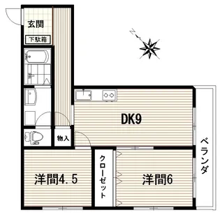 サンヒルズ諏訪【3階】の間取り