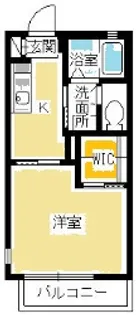 ヴィラージュB【2階】の間取り