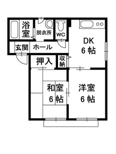 グランシード片間【2階】の間取り