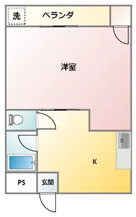 ビューハイツオリマNo.2【2階】の間取り