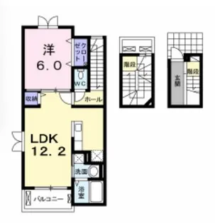 プラシード・セレノ・カーサ【3階】の間取り