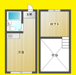 サンライズ阿佐ヶ谷B棟【2階】の間取り