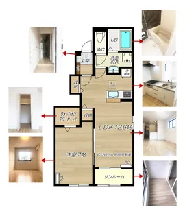 Luxe(ルークス)I棟【1階】の間取り