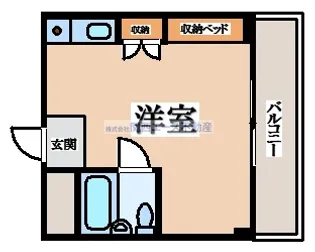 グローリア高井田【6階】の間取り