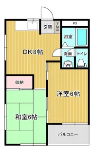 ハイツソフィア A【1階】の間取り