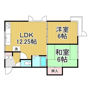 山田ハイツ【2階】の間取り