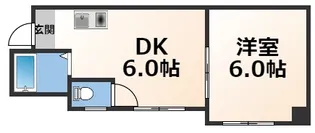シャトーユキ【1階】の間取り