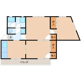 大吉マンション【2階】の間取り