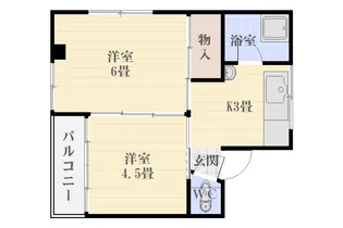 平之町Yビル【4階】の間取り