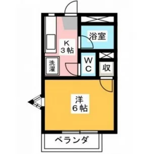 エイトライフアクアマリン【1階】の間取り