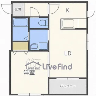 エキマエ47【3階】の間取り