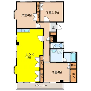 並木3丁目ダイゴハイツ【1階】の間取り
