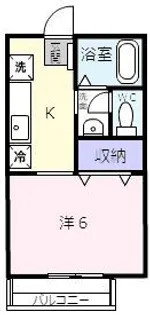 三重県伊賀市千歳【アパート】の間取り
