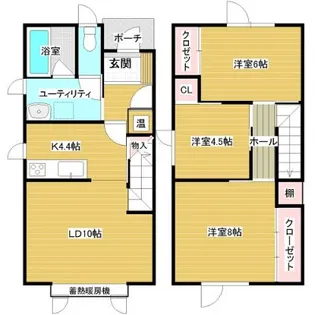 クレールV【1階】の間取り