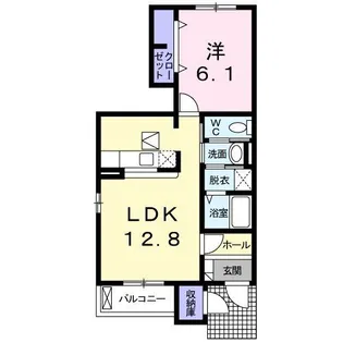 パストラル【1階】の間取り