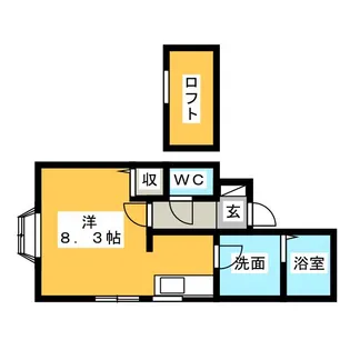 ファルダ不二ヶ丘【2階】の間取り