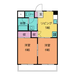 ロイヤル大嶋【1階】の間取り