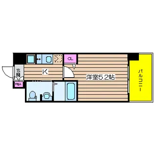 エスリード南堀江リバーサイド【10階】の間取り