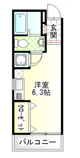 Baan栄【2階】の間取り
