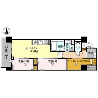 THE RESIDENCE 北白川【3階】の間取り