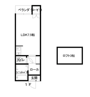 クローリス【2階】の間取り